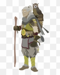 Elve Old Man With An Owl Clipart Free Download Transparent - Fictional Character Emoji,Emoji Eyepatches