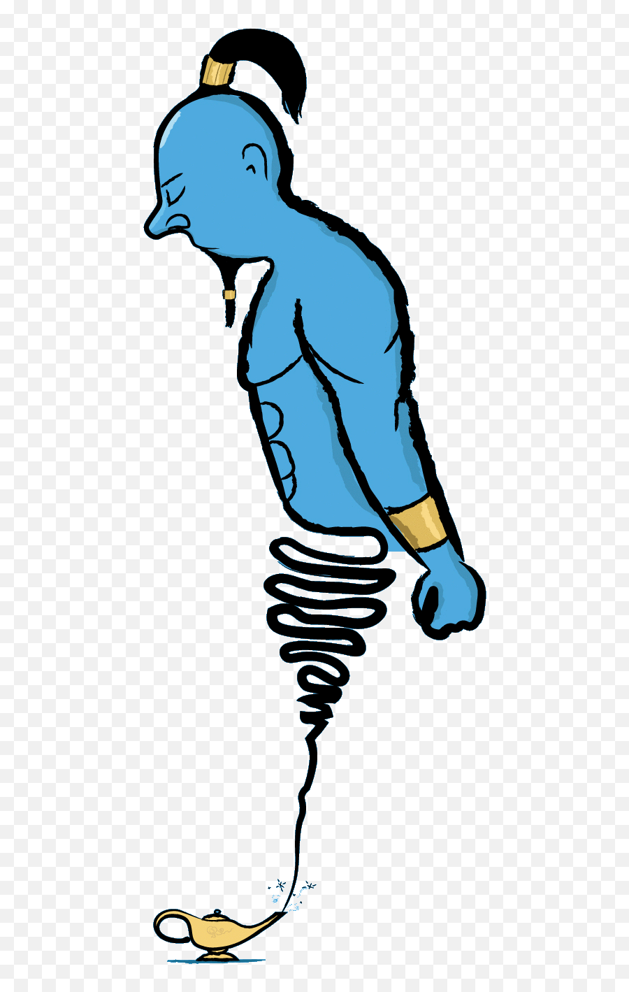 Anywhere Animated Movies Aladdin - Drawing Emoji,Genie Lamp Emoji