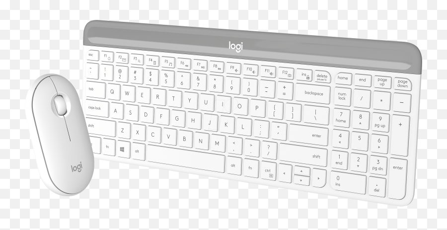 Keyboardmouse Combination Wireless White - Space Bar Emoji,Find Emoticons On Logitech Keyboard