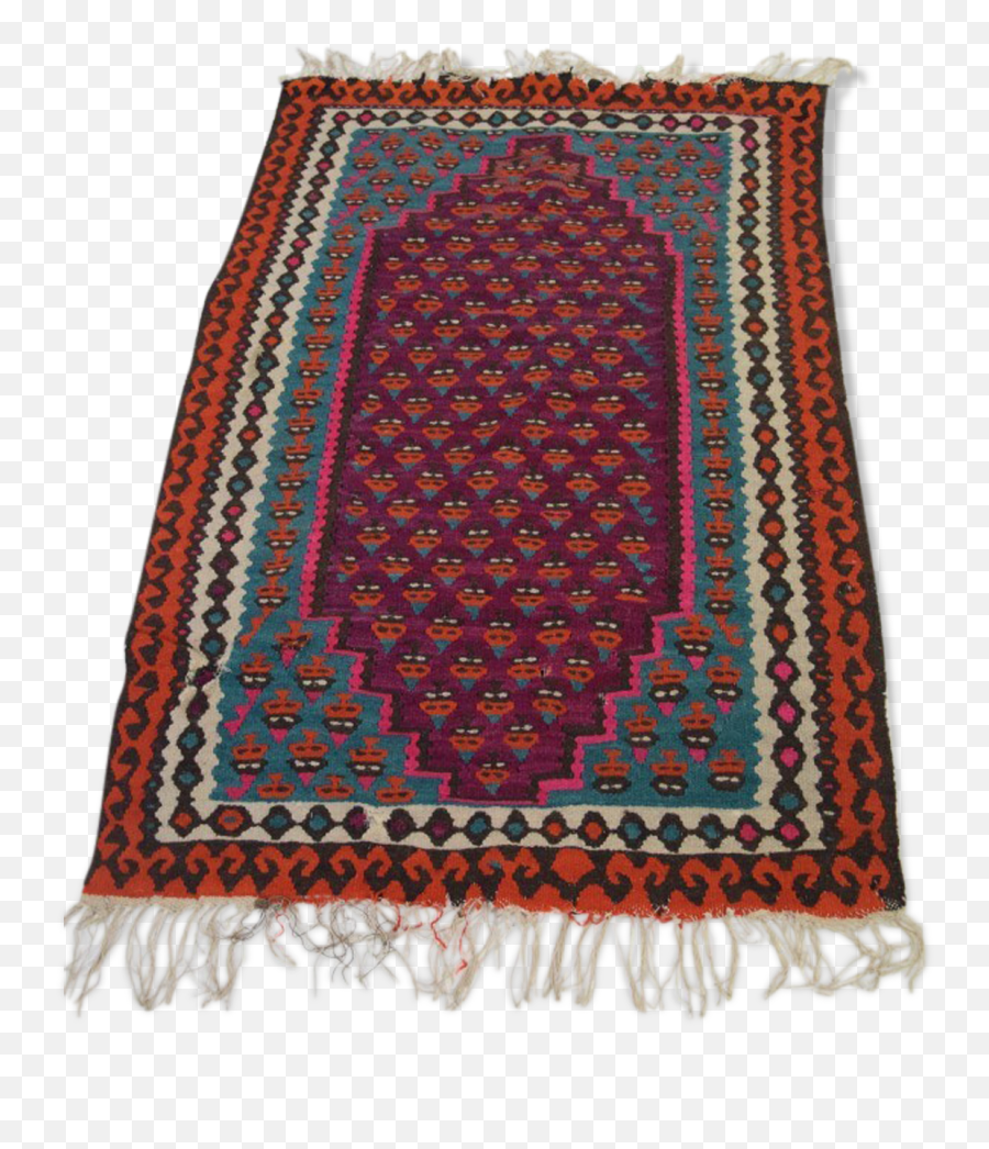 Multicolored Carpet - 70s 135x85cm Selency Prayer Rug Emoji,80s R&b Song Emotions