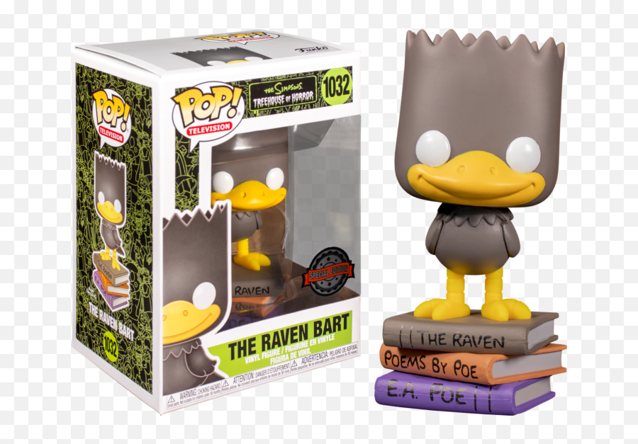 Funko Pop The Simpsons - Bart As The Raven 1032 Funko Pop The Raven Bart Emoji,Raven Emotion Clones