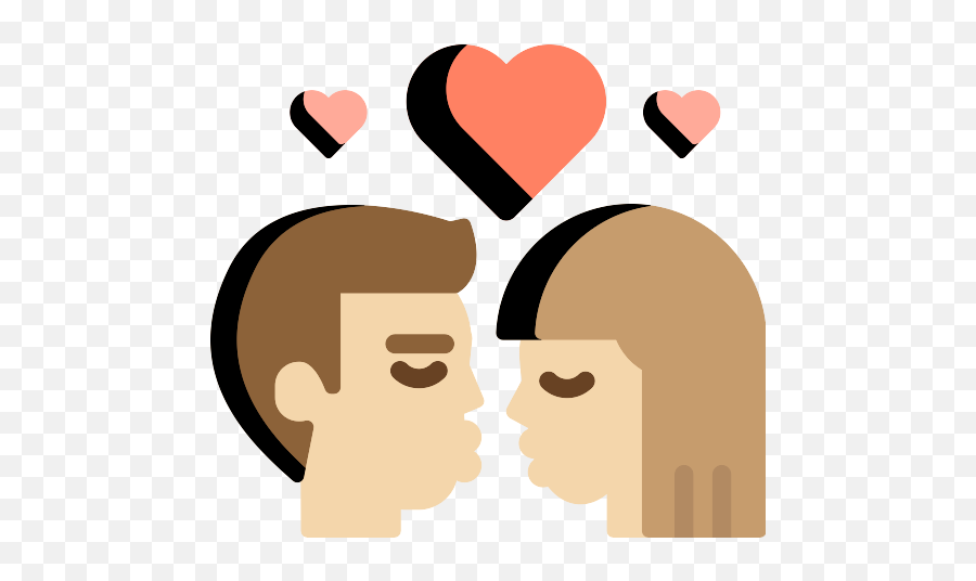Kiss Vector Svg Icon 36 - Png Repo Free Png Icons Hair Design Emoji,Emoji Man Kissing Woman With Hearts