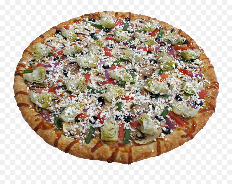 Download Greek Feta Pizza - Greek Pizza Png Png Image With Greek Pizza Png Emoji,Greek Food Emoji