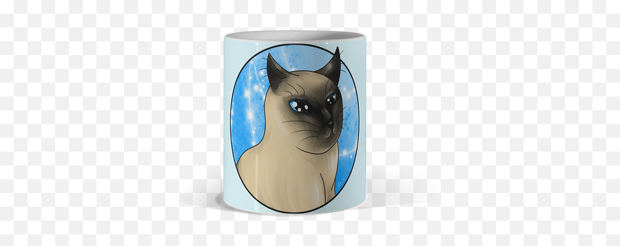 Best White Cartoon Mugs Design By Humans - Tuna De Medicina De Sevilla Emoji,Siamese Kitty Emoticon