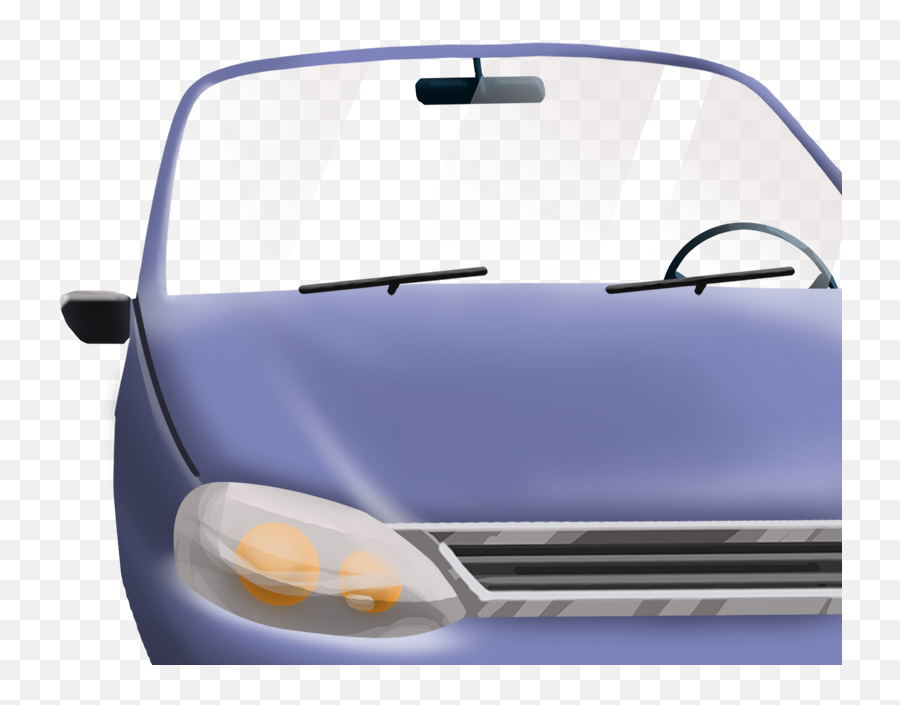 Car Front Purple - Subcompact Car Emoji,Windshield Emoji