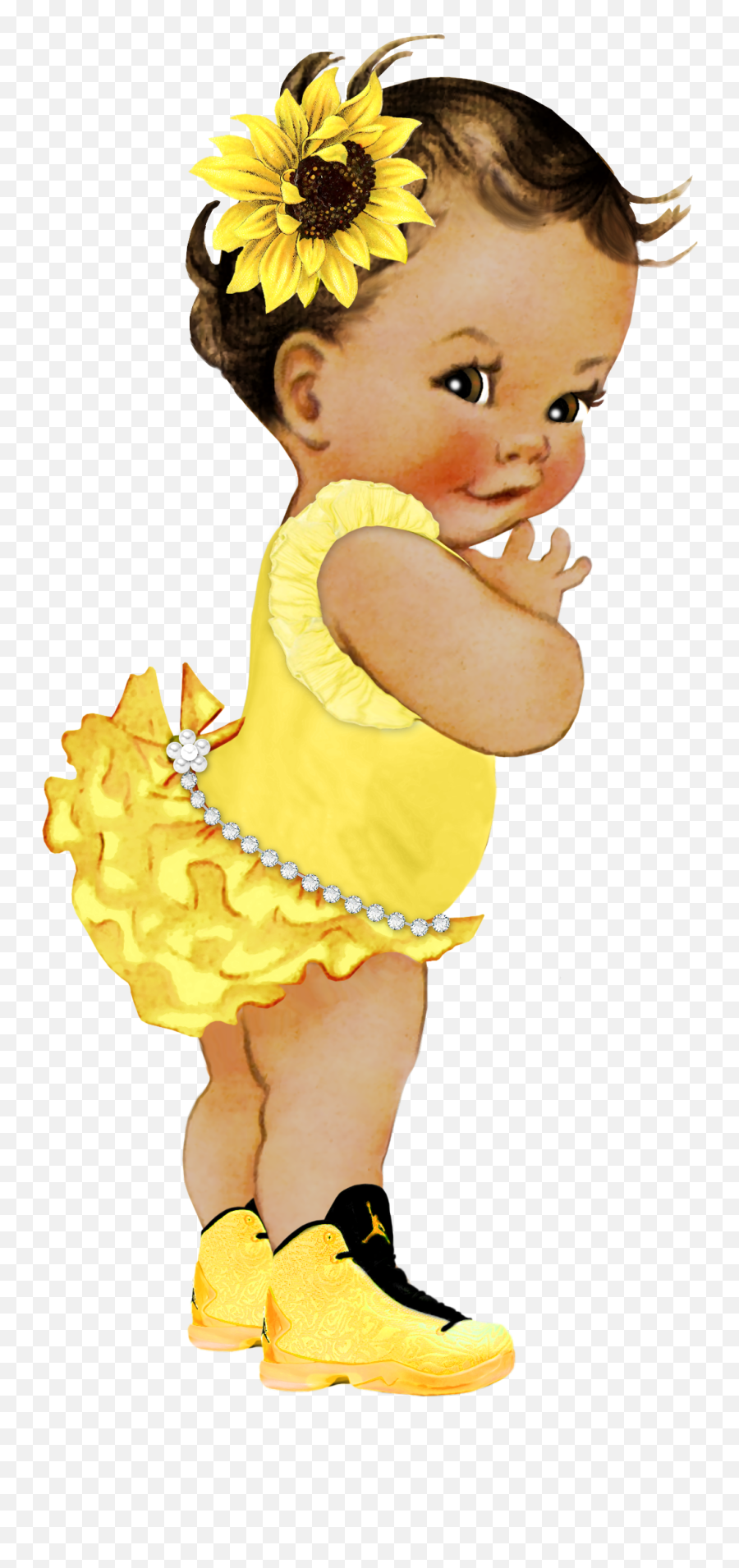 Corjl - Yellow Afro Puff Baby Emoji,Pictionary With Emojis\