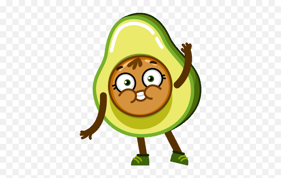 Funny Avocado Animated Sticker By Oleg Sul - Fictional Character Emoji,Lenin Emoticon