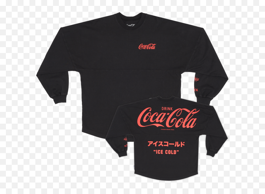 Coca - Cola X Spirit Jersey Global Style Unisex Ls Tee Coca Emoji,Emoji Sleeves