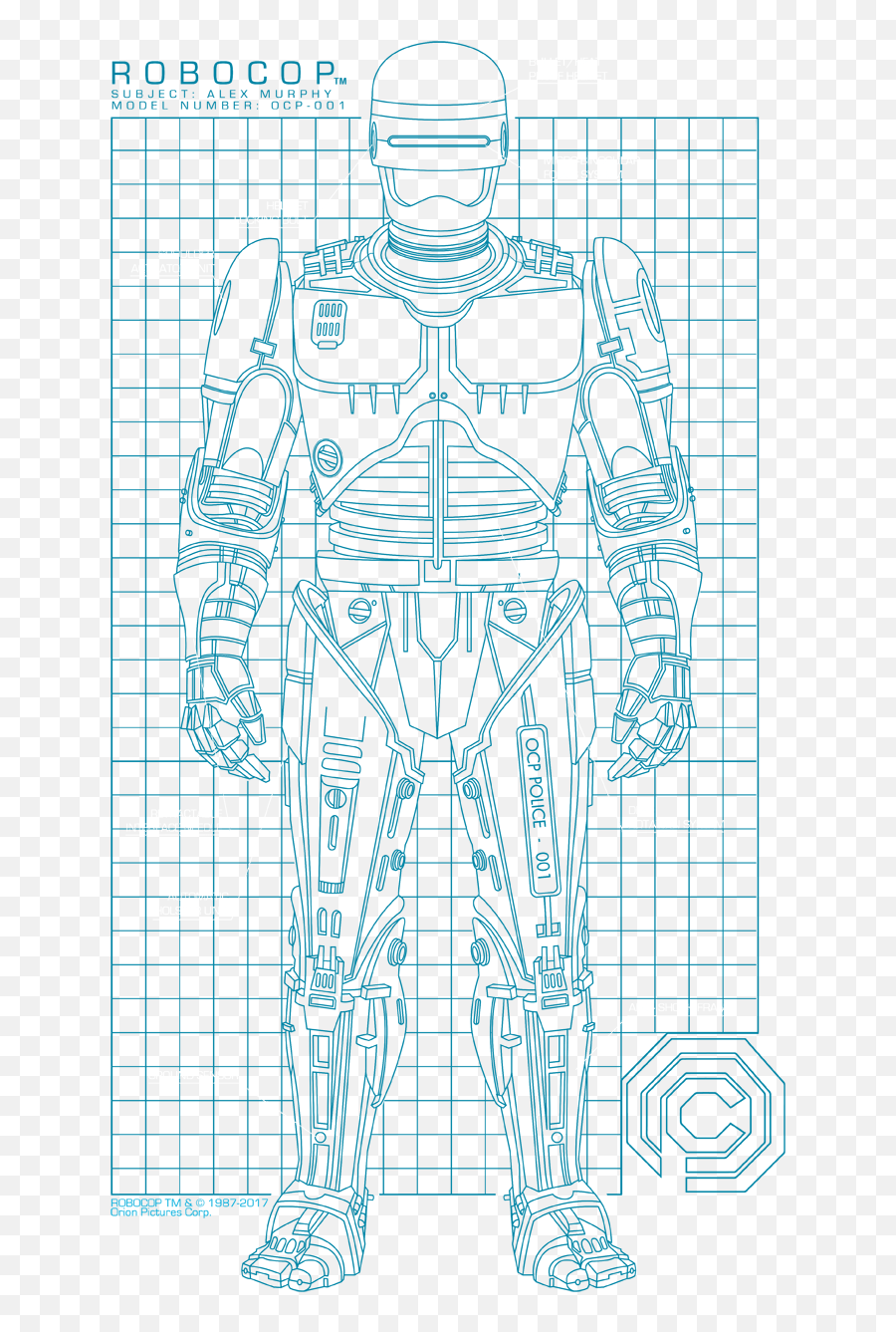 Robocop Schematic Menu0027s Regular Fit T - Shirt Emoji,What Made Robocop Have No Emotion