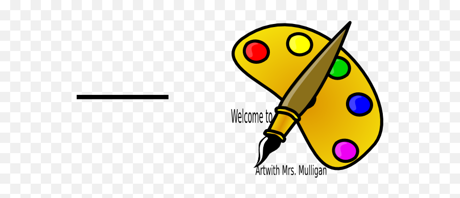 Pallett Clip Art At Clkercom - Vector Clip Art Online Emoji,Art Class Emojis
