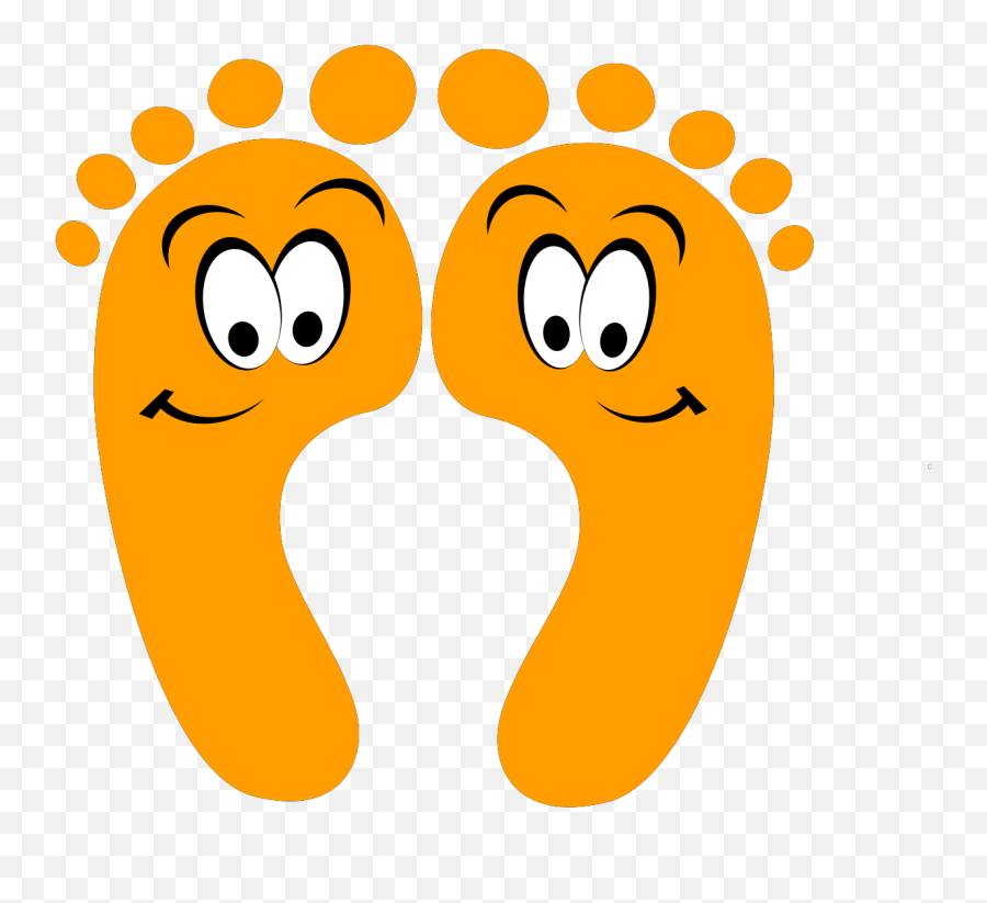 Orange Happy Feet Svg Clipart Emoji,Foot Emoticons