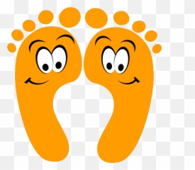 Orange Happy Feet Svg Clipart Emoji,Foot Emoticons