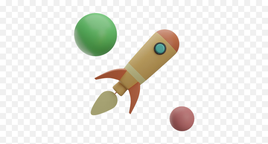 Premium Space Rocket 3d Illustration Download In Png Obj Or Emoji,Rocket Emoji