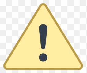 Medium Risk Icon In Office Style Emoji,Triangle Warning Emoji