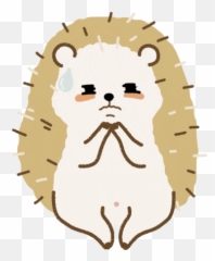 Perplexed Flustered Sticker - Perplexed Flustered Apologies Emoji,Hedgie Emoji