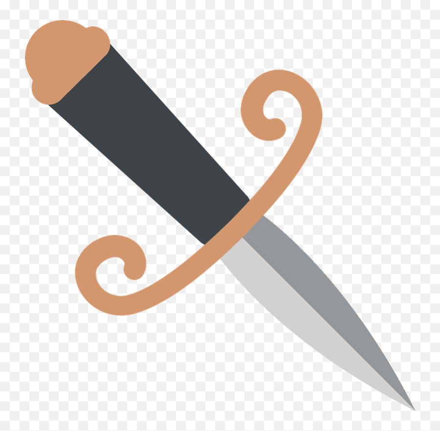 Dagger Emoji Clipart - Dagger,Weapon Emoji