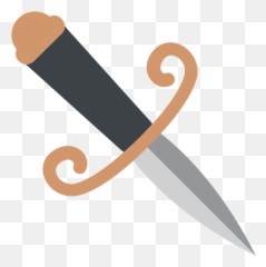 Dagger Emoji Clipart - Dagger,Weapon Emoji