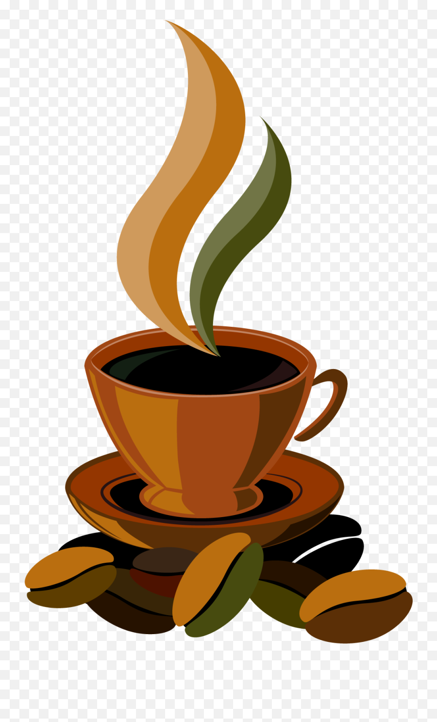 Free Coffee Png Transparent Download Free Clip Art Free - Transparent Coffee Logo Png Emoji,Coffee And Heart Emoji