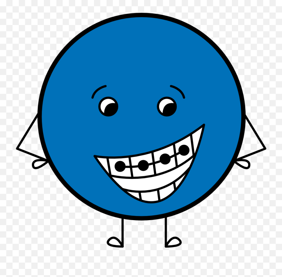 Pediatric Dental Services - Happy Emoji,Emoticon With Braces
