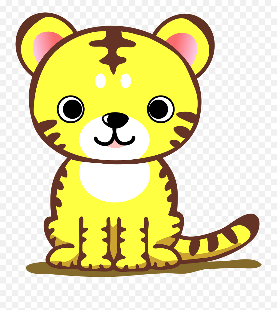 Tiger Cub Clipart Free Download Transparent Png Creazilla Emoji,Cub Emoji