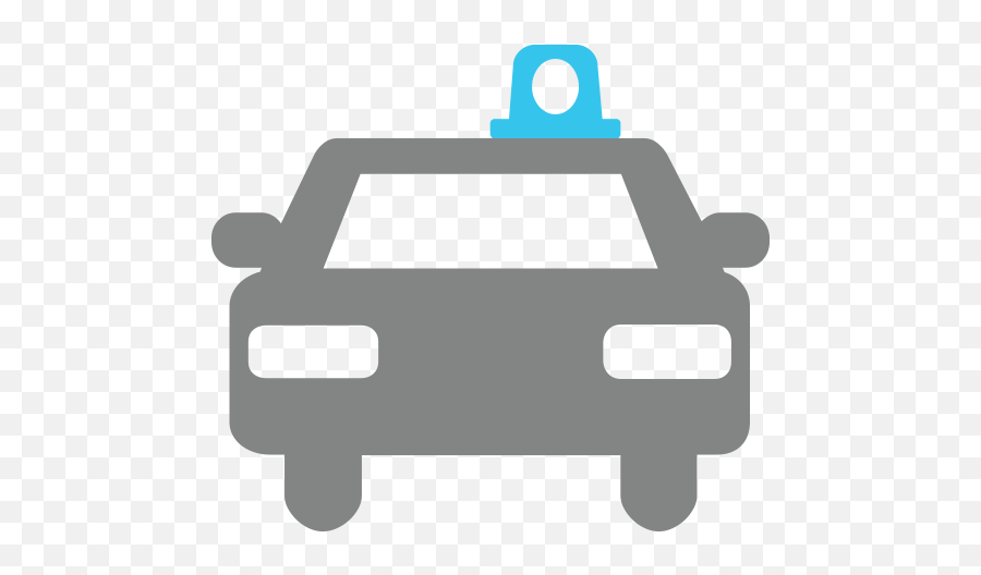 Police Car - Automotive Decal Emoji,Police Car Emoji