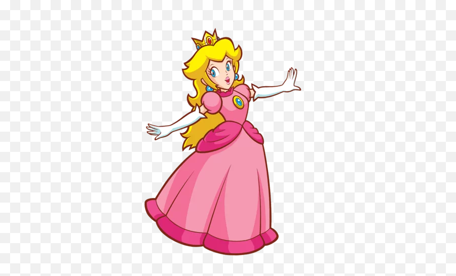 Free Printable Super Princess Peach Coloring Page - Princess Peach Clipart Emoji,Free Emotion Coloring Pages
