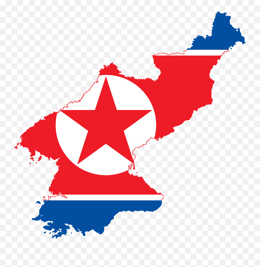 North Korea - North Korea Flag Map Emoji,Dprk Flag Emoji