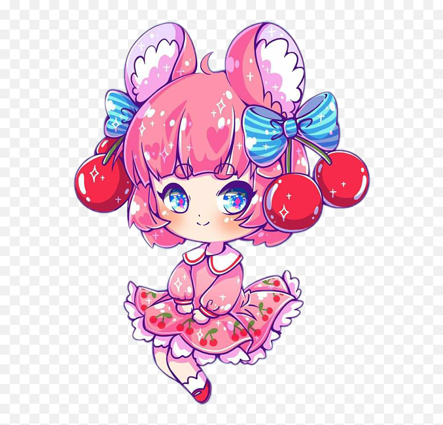 Kawaii Cute Kawaiicute Sticker By Life U0026 Love - Bow Emoji,Emoji 3 Cherries