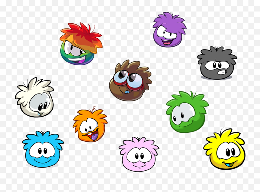 Club Penguin Puffles - Happy Emoji,Emoticons Vetorizados