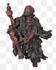 Large Chinese Root Carving Or Sculpture - Supernatural Creature Emoji,Sculpture Emotion