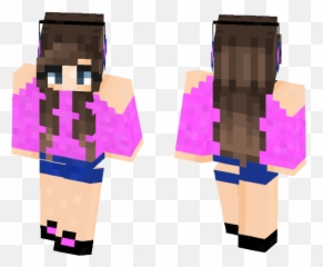 Teen Girl Idk Xd Minecraft Skin - Fictional Character Emoji,Idk Emoji Girl