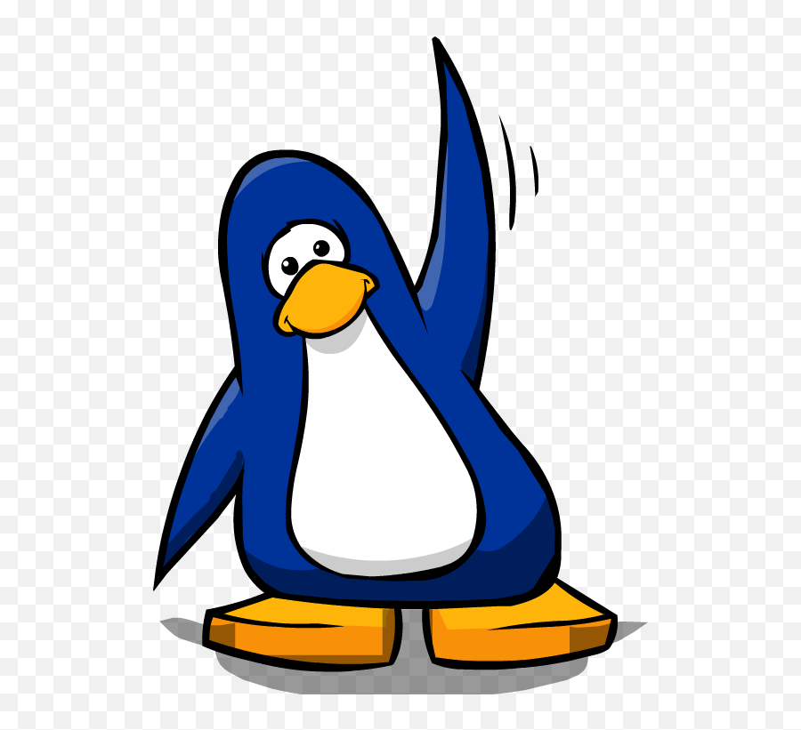 Hi Clipart Penguin Dancing Hi Penguin - Club Penguin Saying Hi Emoji,Dancing Penguin Emoticon