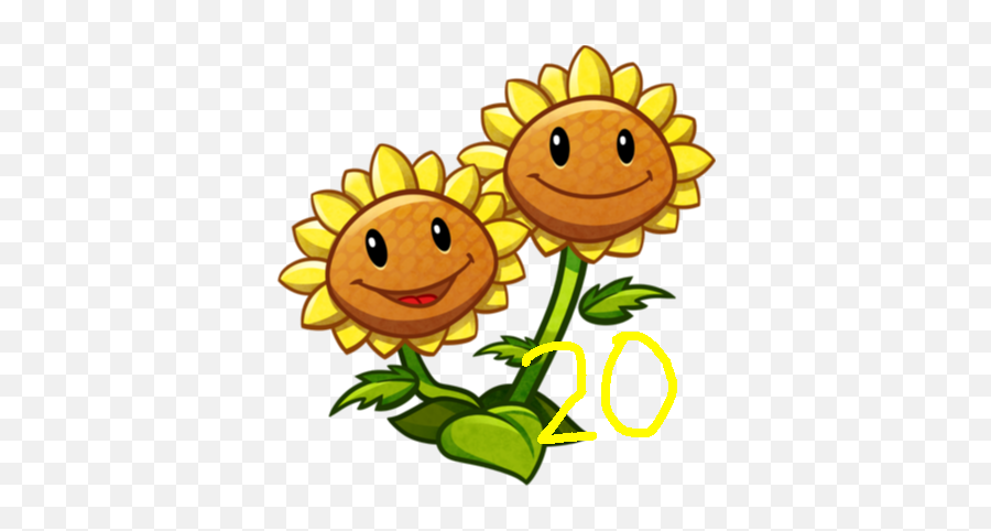 Pvz Sun Clicker Idea By James Tynker - Draw A Twin Sunflower From Plants Vs Zombies Emoji,Instagram Multiplication Emoticon