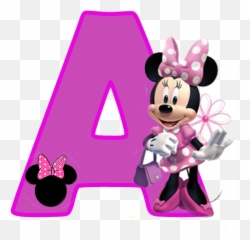 Alfabeto Púrpura De Minnie - Oh My Alfabetos Minnie Mouse Emoji,Dulceros De Emojis