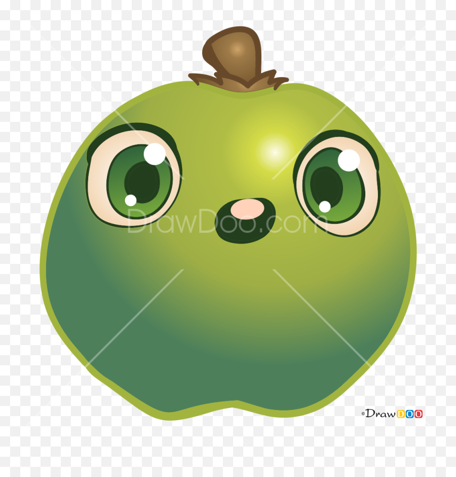How To Draw Apple Farm Heroes Saga - Fresh Emoji,Kawaii Furry Bear Emoticons