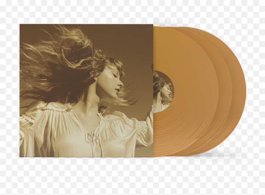 Metallic Gold Vinyl - Taylor Swift Fearless Version Vinyl Emoji,Hopefuly Emotion