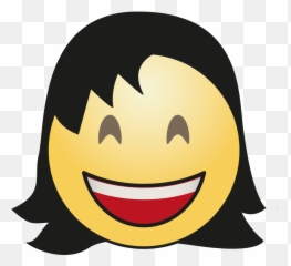 Cute Hair Girl Emoji Png Clipart - Girl Emoji Png Girl With Sunglasses Emoji,Sexy Sad Emoji