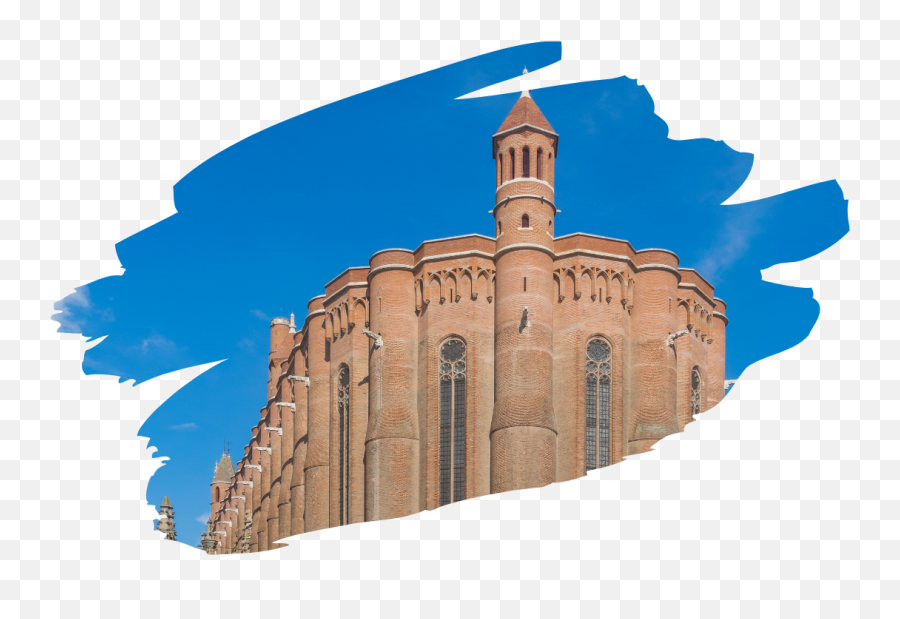 Agse - Albi Cathedral Emoji,Si Jeune Et Déja La Clope Au Bec, Bel Exemple Pour Notre Belle Jeunesse !... Smile Emoticon