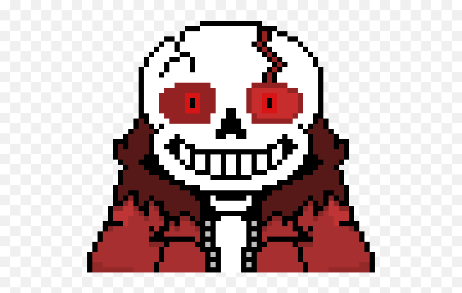 Pixel Art Gallery - Sans Template Pixel Art Maker Emoji,Chug Emoticon