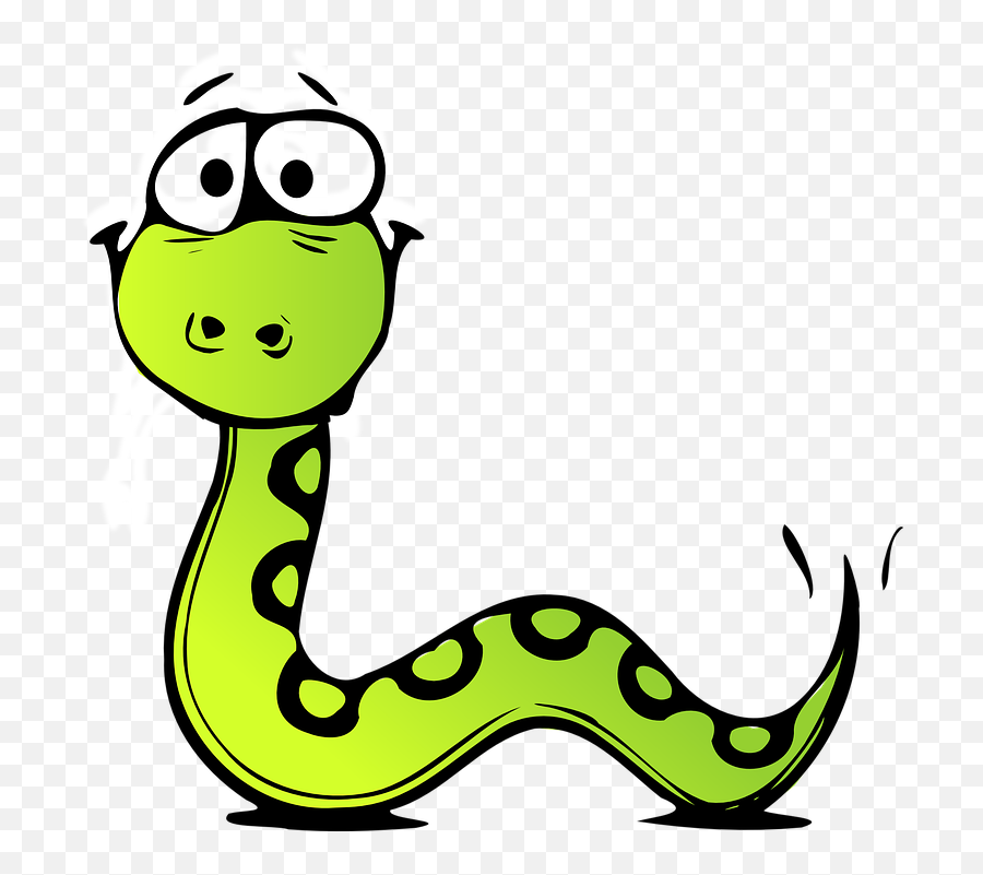 Free Photo Snake Cartoon Surprised Serpent Green Reptile - Snake Animation Emoji,Adorable Snake Emotion