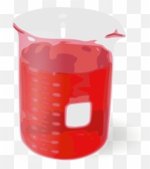 Beaker With The Red Liquid Clipart Free Image Download - Red Food Dye Clipart Emoji,Liqued Emotions