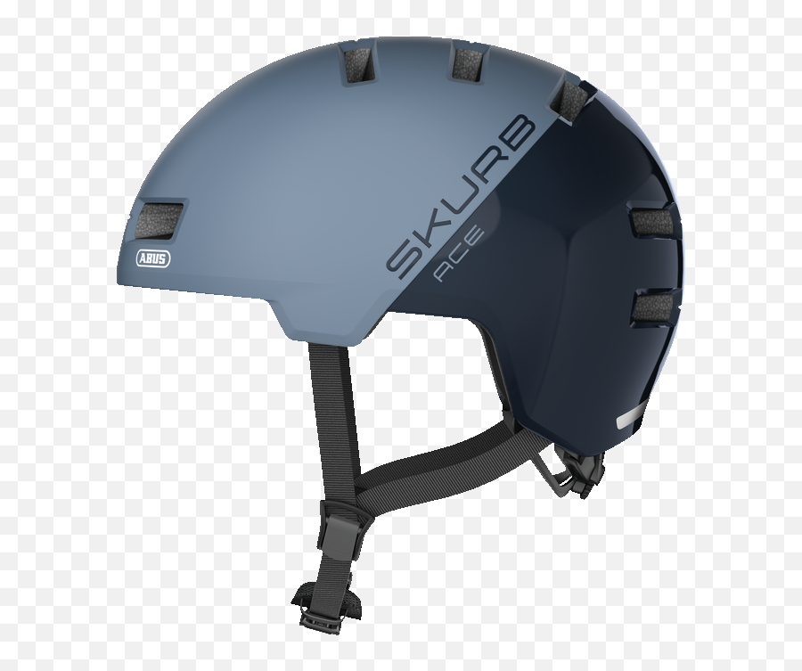 Skurb Ace Glacier Blue M - Abus Skurb Ace Iriedaily Emoji,Emoticon Wearing Helmet