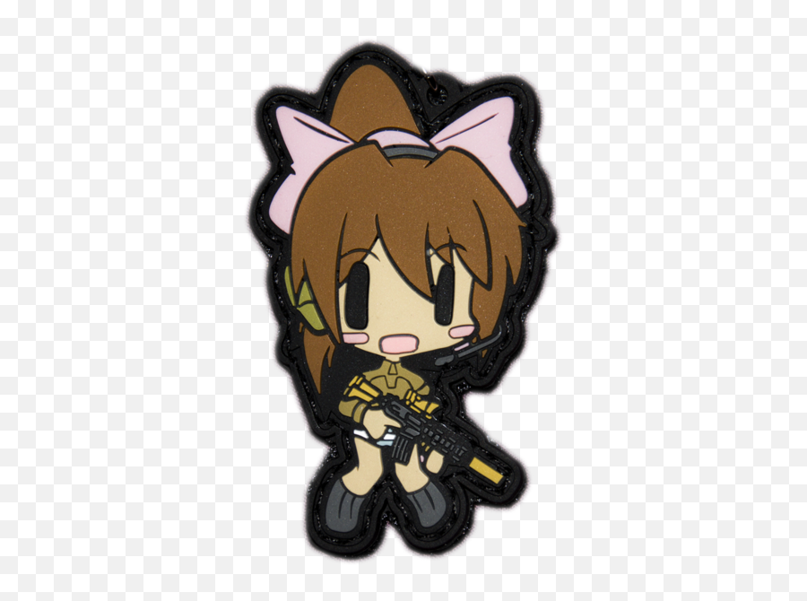 Chibi Sayori Hybrid Pvc Morale Patchstrap - Portable Network Graphics Emoji,Custom Chibi Emojis