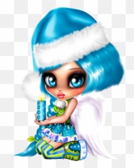 Big Eyes Gothic Xmas Dolls Cute - Doll Emoji,Emotion Dolls