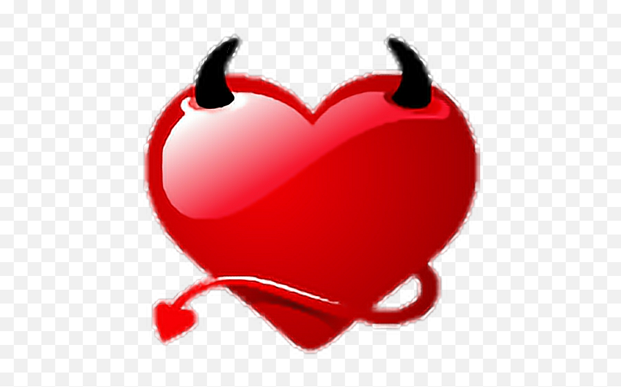 Heart Hearts Devil Demon Love Lovecore Aesthetic - Heart Emoji Aesthetic For Discord,Aesthetic Emoji