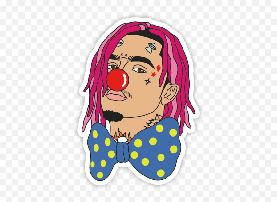 Pump Clown Bow Sticker - Happy Emoji,Clown Car Emoticon