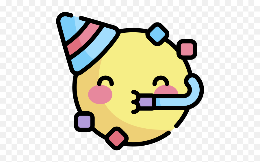 Party - Free Smileys Icons Emoji,Kawaii Emoticons Angel