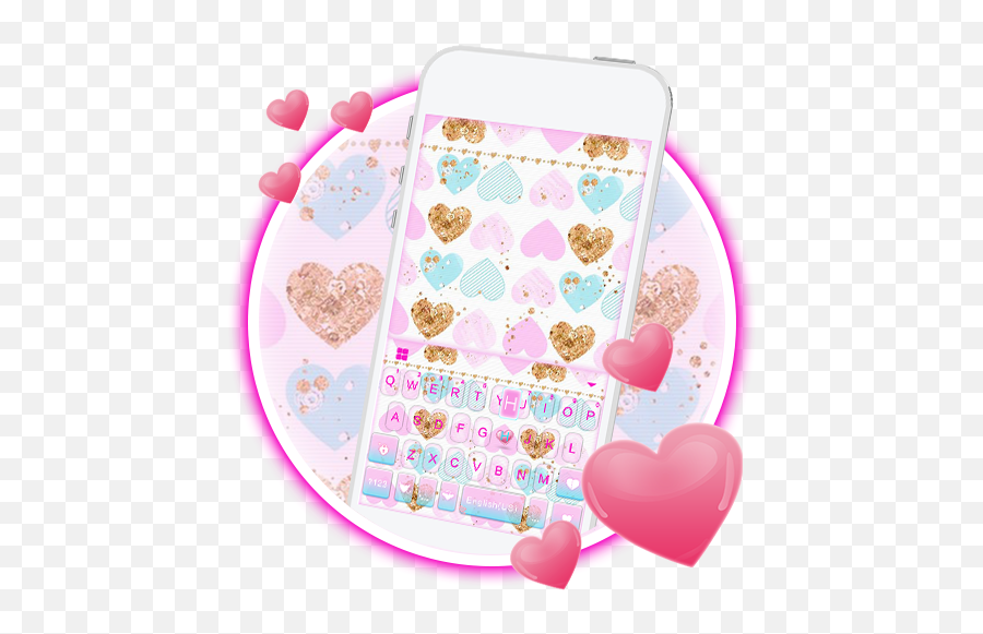 Pastel Heart Love Keyboard Theme U2013 Google Play Emoji,Emoticon Sweethearts