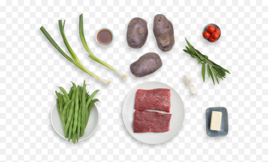 Sirloin Steaks With Mashed Purple Potatoes U0026 Summer Vegetables Emoji,Emoticons Peeling Potatoes