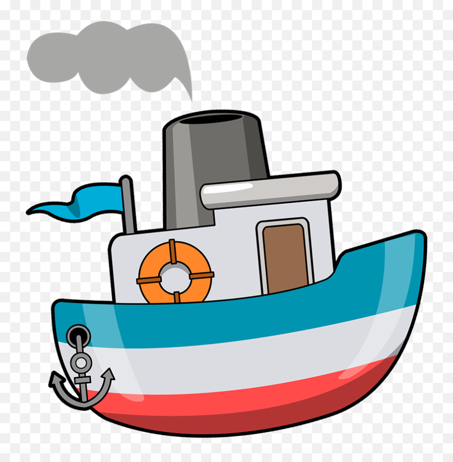 Ship Sailing Clip Art Free Vector For - Boat Clipart Png Emoji,Sinking Ship Emoji